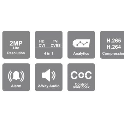 מכשיר הקלטה משולב PROVISION SH-8100A5N-2L MM 4TB 8 AHD 2IP