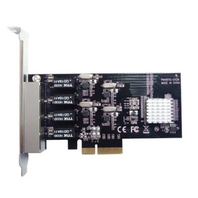 כ. רשת  ST Lab N-451 PCIe 4-Port Gigabit Net Controller PCIEX4