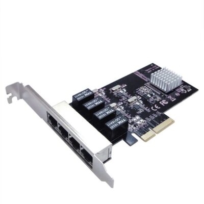 כ. רשת  ST Lab N-451 PCIe 4-Port Gigabit Net Controller PCIEX4