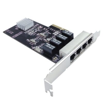 כ. רשת  ST Lab N-451 PCIe 4-Port Gigabit Net Controller PCIEX4