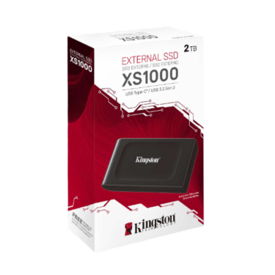 דיסק חיצוני Kingston XS1000 2TB USB 3.2 Gen 2 up to 1050 MB/s