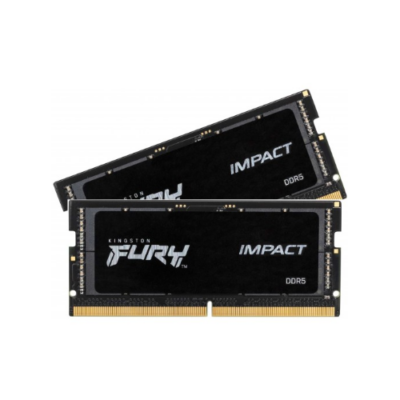 זכרון לנייד Kingston Fury Impact 32GB 2X16GB 6000mhz DDR5 C38 SOD