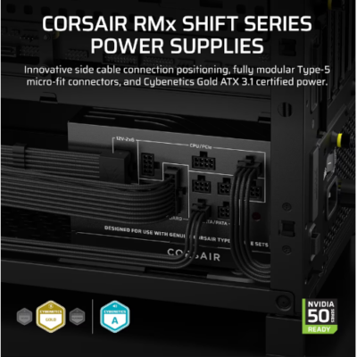 ספק Corsair RM1000x SHIFT 80plus Gold Fully Modular ATX ATX3.1