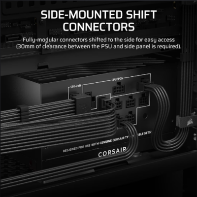 ספק Corsair RM1000x SHIFT 80plus Gold Fully Modular ATX ATX3.1