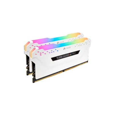 זיכרון לנייח CORSAIR VENGEANCE RGB PRO 16GB 2x8GB DDR4 DRAM WHITE