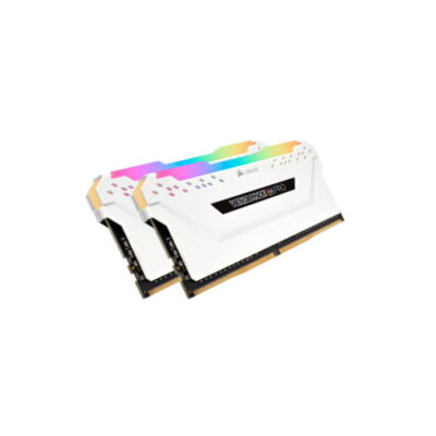 זיכרון לנייח CORSAIR VENGEANCE RGB PRO 16GB 2x8GB DDR4 DRAM WHITE