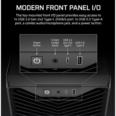 מארז Corsair 3200D RS ARGB Mid Tower ATX Black