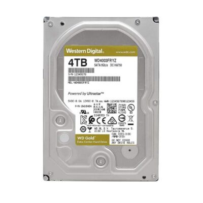 דיסק קשיח פנימי לנייח WD 4TB Gold Enterprise 256MB Cache 7200RPM