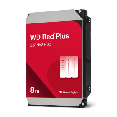דיסק פנימי WD Red Plus 8TB NAS HDD 3.5 5640RPM SATA III