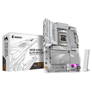 לוח אם Gigabyte X870 AORUS ELITE X3D ICE AMD AM5 WIFI7 ATX