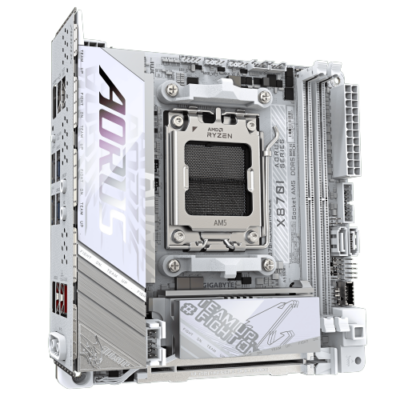 לוח אם GIGABYTE X870I AORUS PRO ICE MINI-ITX DDR5 AM5 BT 2.5GBE