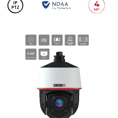 מצלמת IP ממונעת כולל זרוע PTZ POE 4MP )Provision Z4-25IPEN-4(IR