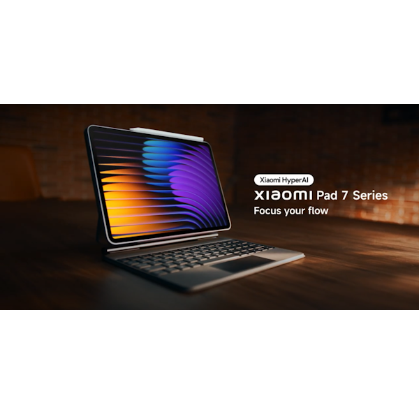 Xiaomi Pad 7 כחול עם ארבעה רמקולים