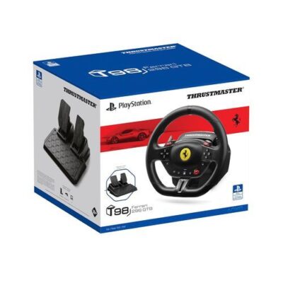 הגה Thrustmaster T98 Ferrari 296 GTB ל-PlayStation ולמחשב