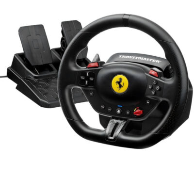 הגה Thrustmaster T98 Ferrari 296 GTB ל-PlayStation ולמחשב
