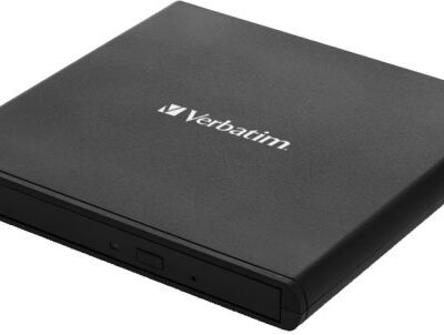 צורב DVD נייד חיצוני שחור Verbatim External Slimline