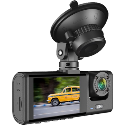 מצלמת רכב דו כיוונית PROVISION T2 Dual FHD WIFI CAMERA