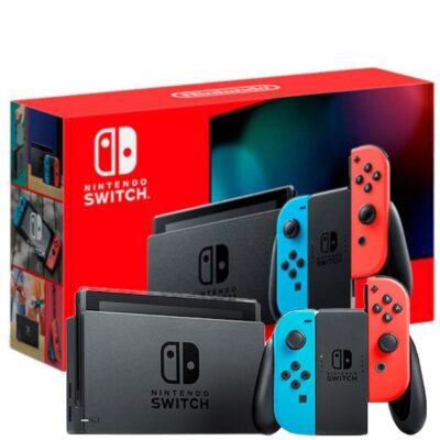 קונסולת Nintendo Switch V2 בצבע Neon