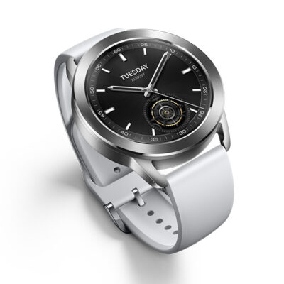 שעון ספורט חכם שיאומי דגם Xiaomi Watch S3 בצבע כסף