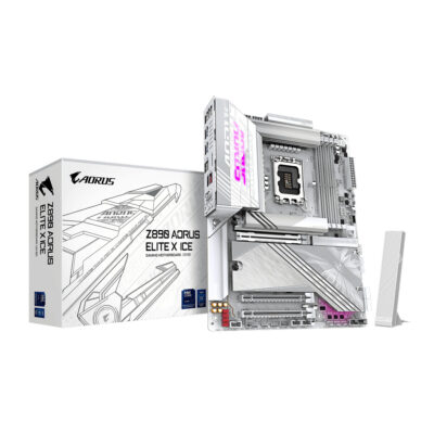 לוח לאינטל דור 15 Gigabyte Z890 AORUS ELITE X ICE ATX LGA1851