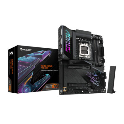לוח אם Gigabyte X870E Aorus Pro X3D AMD AM5 ATX WiFi7 DDR5