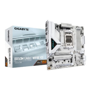 לוח אם Gigabyte B850M Eagle WiFi6E Ice M-ATX DDR5 AM5 BT 2.5GB