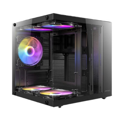 מארז Antec VCX10M ARGB Mini Tower Micro-Atx 5XARGB 120mm Fan