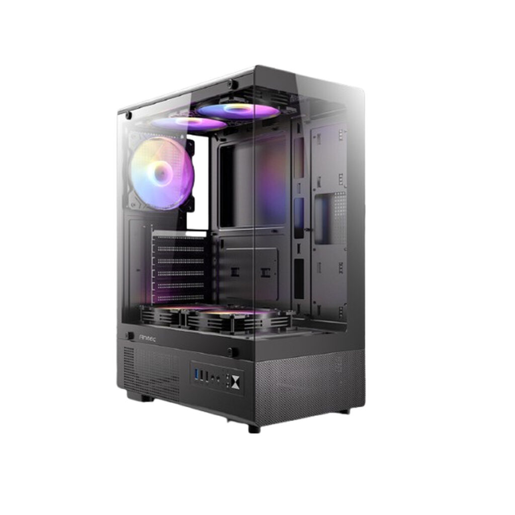 מארז Antec VCX300 RGB Elite Mid Tower 5X Fixed RGB Fans