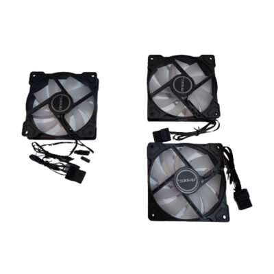 מאווררים למארז Antec 120mm RGB 3 Pack Fan 1 Master+2 SLAVE