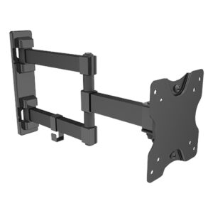 זרוע דו מפרקית מאלומיניום VESA 100/75 up to 27 and 15kg