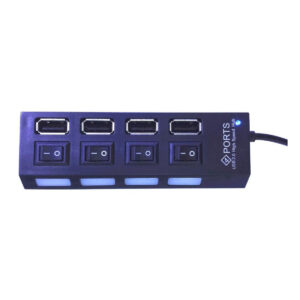 מפצל 4 Port USB 2.0 אקטיבי כולל חיבור מתח