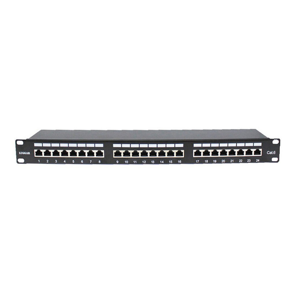 פנל 24 מחברים RJ-45 CAT 6