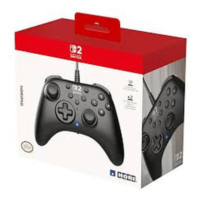 בקר חוטי HoriPad Turbo ל-Nintendo Switch 2 בצבע Blacknas