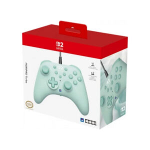 בקר חוטי HoriPad Turbo ל-Nintendo Switch 2 בצבע Cozy Green