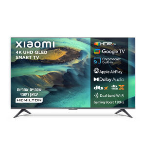 טלוויזיה ''75 QLED 4K שיאומי דגם Xiaomi TV A Pro 75'' (2026)