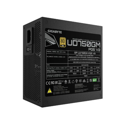 ספק כוח Gigabyte UD750M PG5 V2 750W 80 Plus Gold PCIe 3.1 ATX 5.1