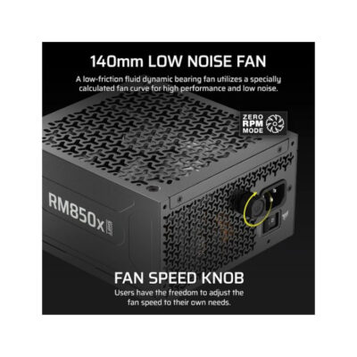 ספק כוח Corsair RM850x SHIFT 80plus Gold Fully Modular ATX ATX3.1