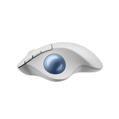 Logitech ERGO M575S לבן – עכבר Trackball אלחוטי