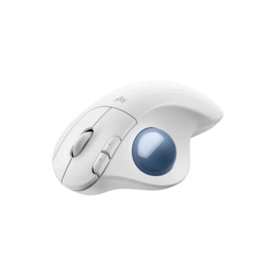 Logitech ERGO M575S לבן – עכבר Trackball אלחוטי