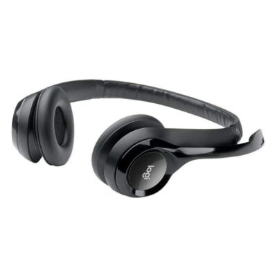אוזניות ומיקרופון Logitech H390 USB Headphones Black