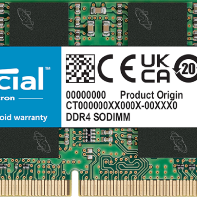 זכרון לנייד Crucial Classic DDR4 16GB 3200Mhz SODIM C22