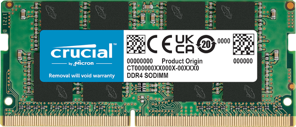 זכרון לנייד Crucial Classic DDR4 16GB 3200Mhz SODIM C22