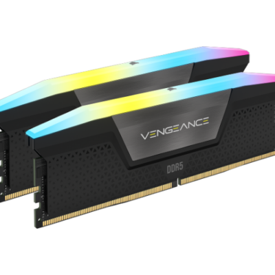 ז. לנייח CORSAIR VENGEANCE RGB 96GB 2x48GB DDR5 5600MHz C40