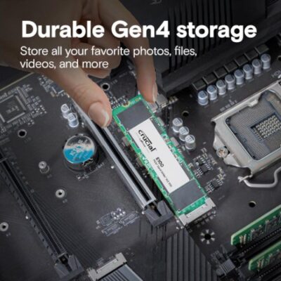 דיסק פנימי Crucial SSD E100 480GB PCIe Gen4 2280 NVMe M.2