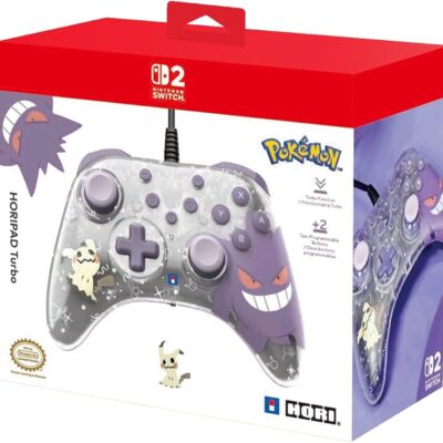 בקר חוטי HoriPad ל-Nintendo Switch 2 בעיצוב Gengar ו-Mimikyu