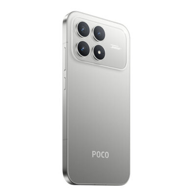 סמארטפון POCO F8 Pro 5G גרסה 12GB+512GB בצבע כסוף