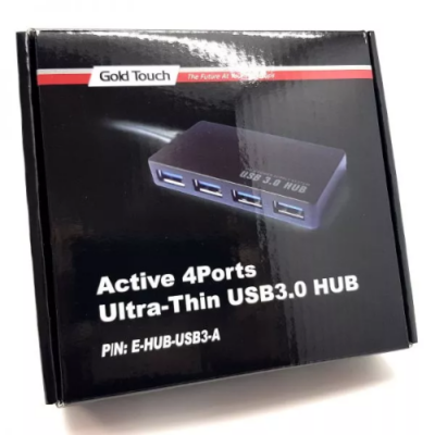 מפצל אקטיבי GOLDTOUCH ACTIVE 4 Ports Ultra-Thin USB 3.0 HUB