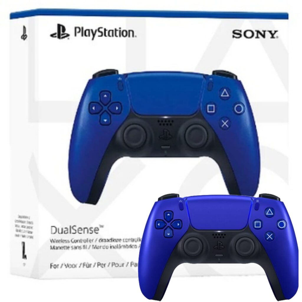 בקר אלחוטי DualSense ל-PlayStation 5 בצבע Cobalt Blue