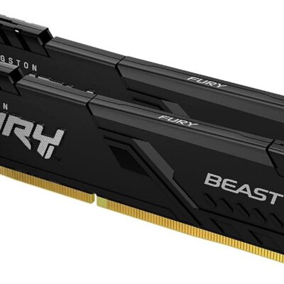 זכרון לנייח Kingston Fury Beast Black 32GB 2X16 6000MHZ DDR5 C36