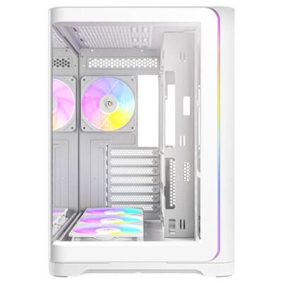 מארז לבן Antec C5 Curve ARGB Mid-Tower ATX 4x ARGB FANS Type-C